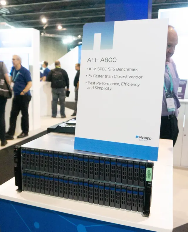 NetApp AFF A800 platform running ONTAP