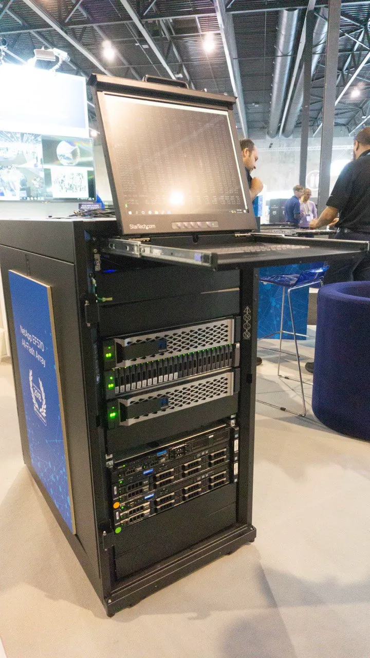 NetApp EF-Series NVMe over Fabrics appliance